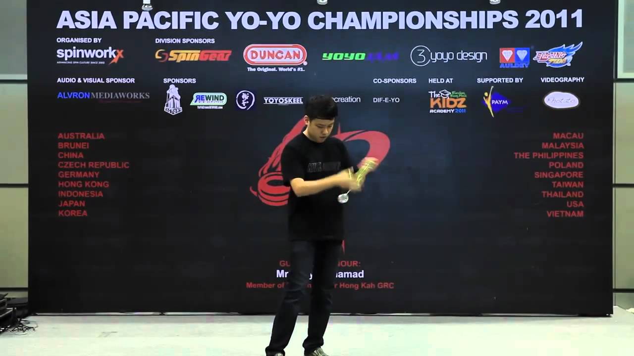 AP11: 1A Finals 16th - Malcolm Chiu (SG) - Asia Pacific Yo-yo Championships 201