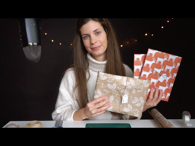 ASMR | wrapping gifts 💫🌲 (Dutch accent whisper - Flemish)