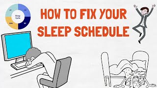 How To Fix Your Sleep Schedule   Reset Your Sleep Pattern (animated)
