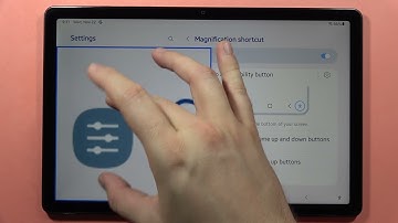 Samsung Galaxy Tab A9/A9+ How to Use Magnification #taba9