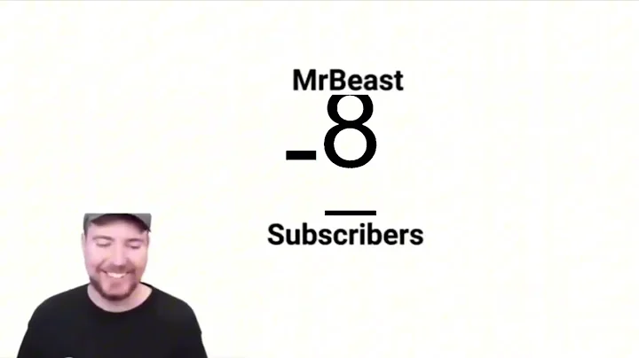 MrBeast hits -1 subscriber!
