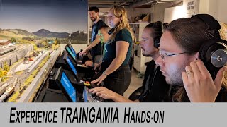 Visiting TRAINGAMIA in Copenhagen for handson train operation