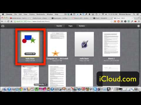 How to share and synchronise documents using iCloud and Pages