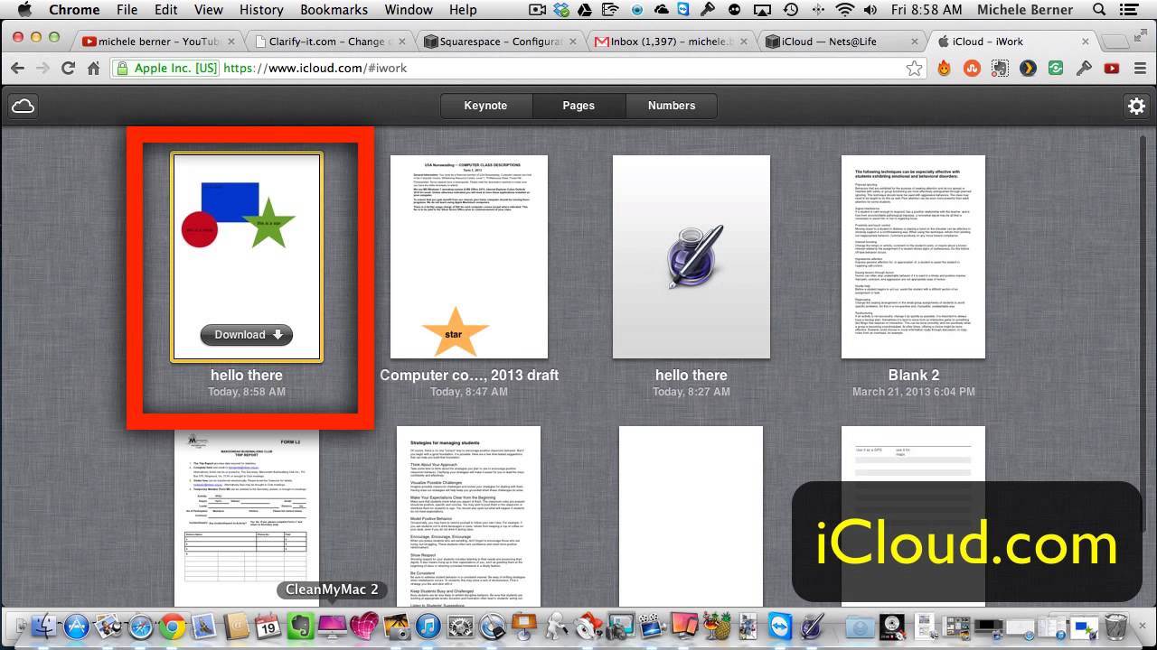 How to share and synchronise documents using iCloud and Pages