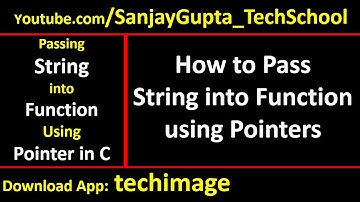 How to pass string into function using pointer in c programming | by Sanjay Gupta