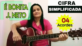 É bonita - cifra Simplific@d@ - *Sem pestana* 🎸