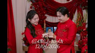 Lễ Vu Quy- Hương Giang- Chinh Nhân - 12042026