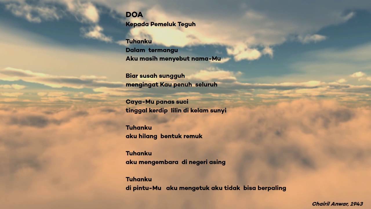 Puisi Perpisahan Karya Chairil Anwar