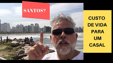 Quanto é o custo de vida em Santos?