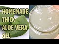 HOW TO MAKE THICK ALOE VERA GEL//without using a blender