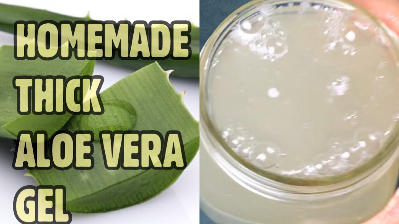 HOW TO MAKE THICK ALOE VERA GEL//without using a blender