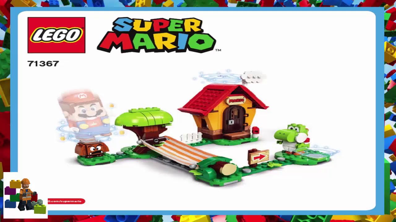 LEGO instructions - Super Mario - 71367 - Mario's House & Yoshi - YouTube