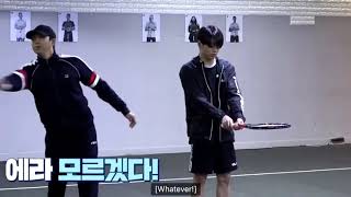 Run Bts Episode 129 Jungkookie Giggling When Joon Suddenly Just Throw The Ball