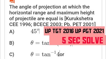 projectile motion short tricks up tgt pgt maths and neet and 12thclass cbse physics