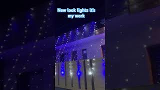 My work#new combination lights#beautifull 👀 # night view# pb12 on road #