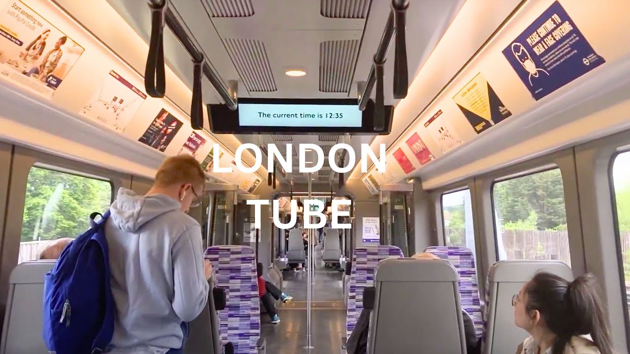 London Tube Ride - ELIZABETH LINE First Day - First Person Journey ...