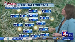 Record heat returns for the midweek ahead of a dry cold front taking aim at Utah into Thursday