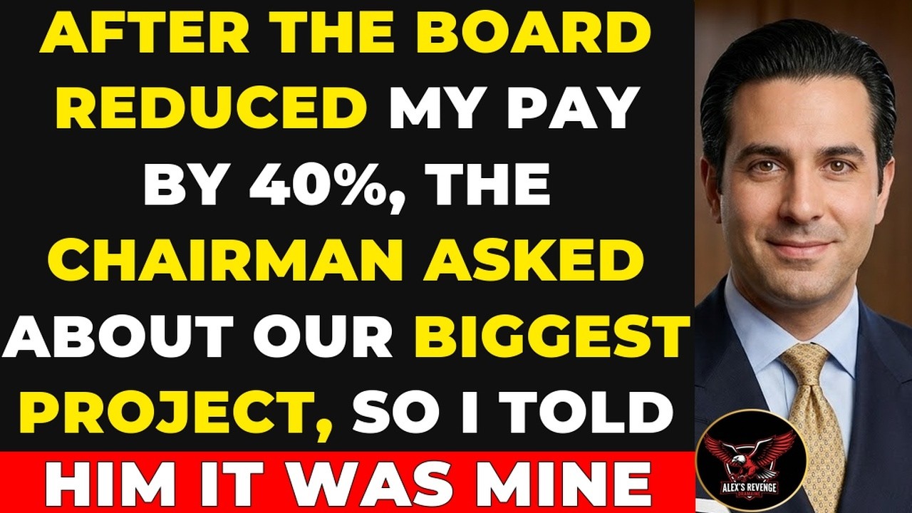 The morning they voted to cut my salary by 40%, all seven directors avoided looking at me. I sat perfectly still while HR read the resolution aloud, stripping my authority, my bonuses, everything...