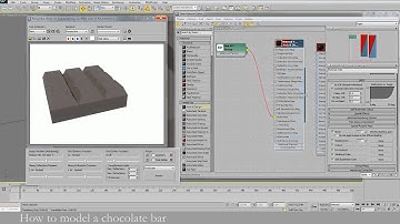 Chocolate bar - 3ds Max and Mental Ray tutorial #TrauDirWasZu