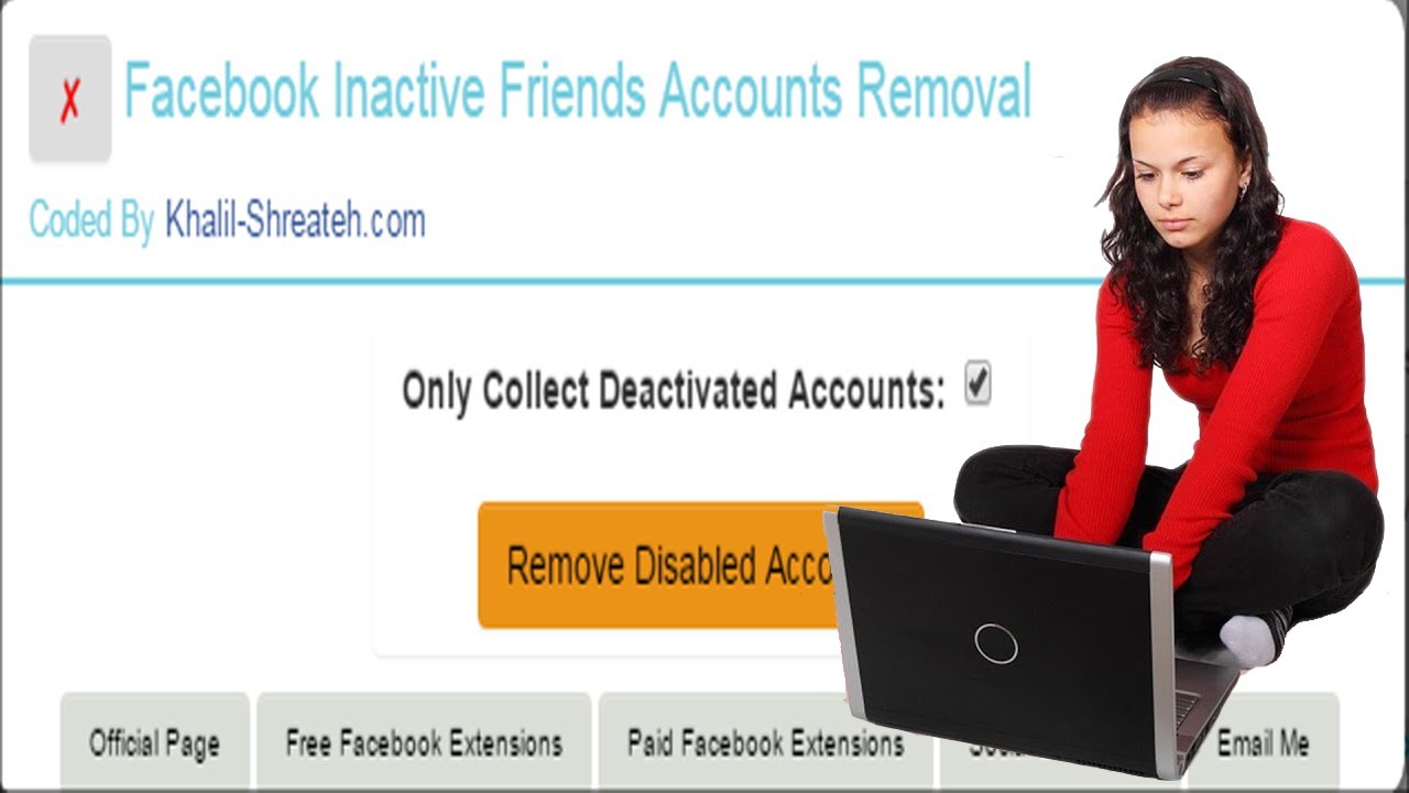 FACEBOOK Remove Deactive Facebook Friends 