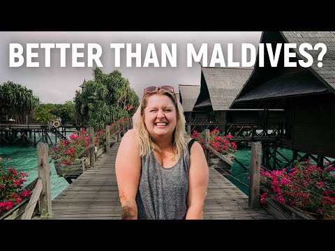 BETTER THAN MALDIVES? | Over water chalets in Sabah, Malaysia