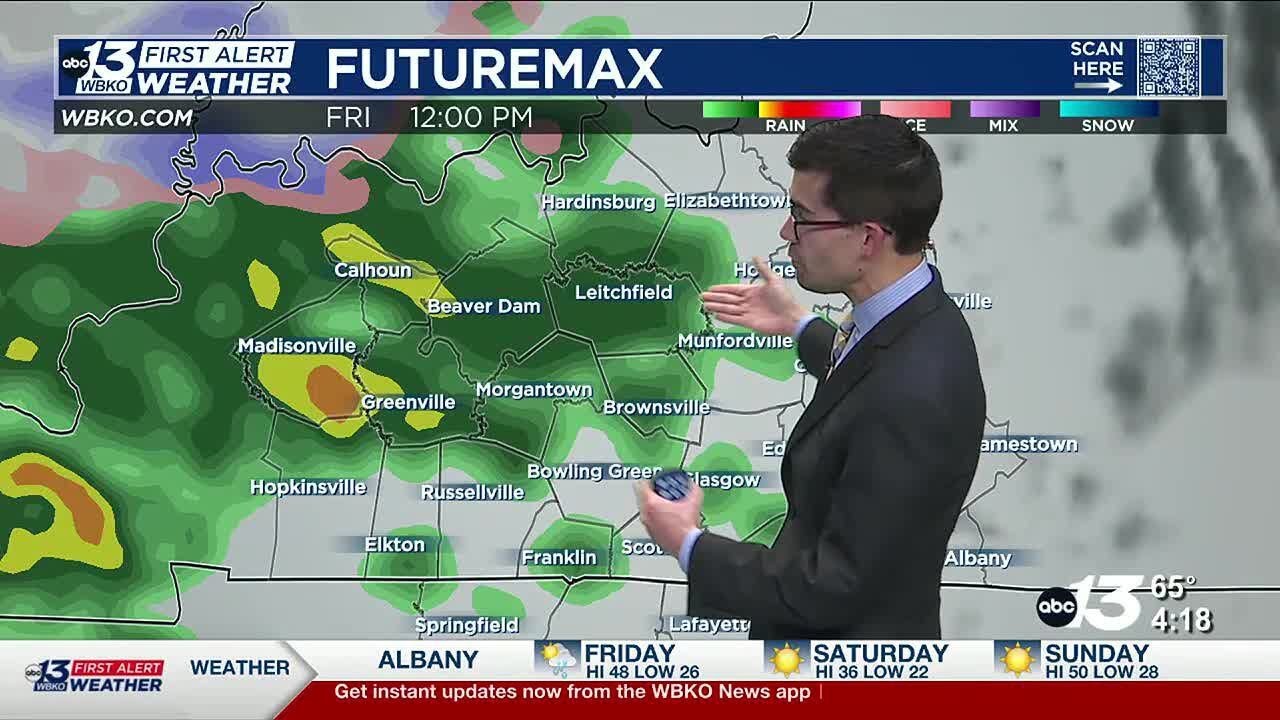 Rain and snow possible Friday and Friday night - YouTube