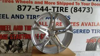 Dubsandtires.com 20 Inch Staggered 20x9,20x10.5 SpdLine Velor Wheels Free Shipping 877-544-8473