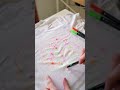 👚✨ Drawing on a tee with fabric markers