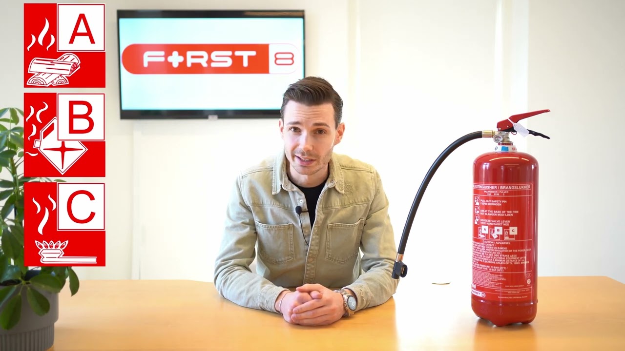 Nordic - Pulverslukker på 6 kg Godkendt