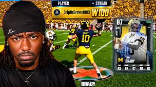 I WON 100 GAMES IN A ROW WITH TOM BRADY IN COLLEGE FOOTBALL 27