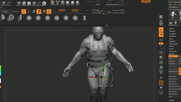 Transpose Master to pose character - Zbrush 4r8