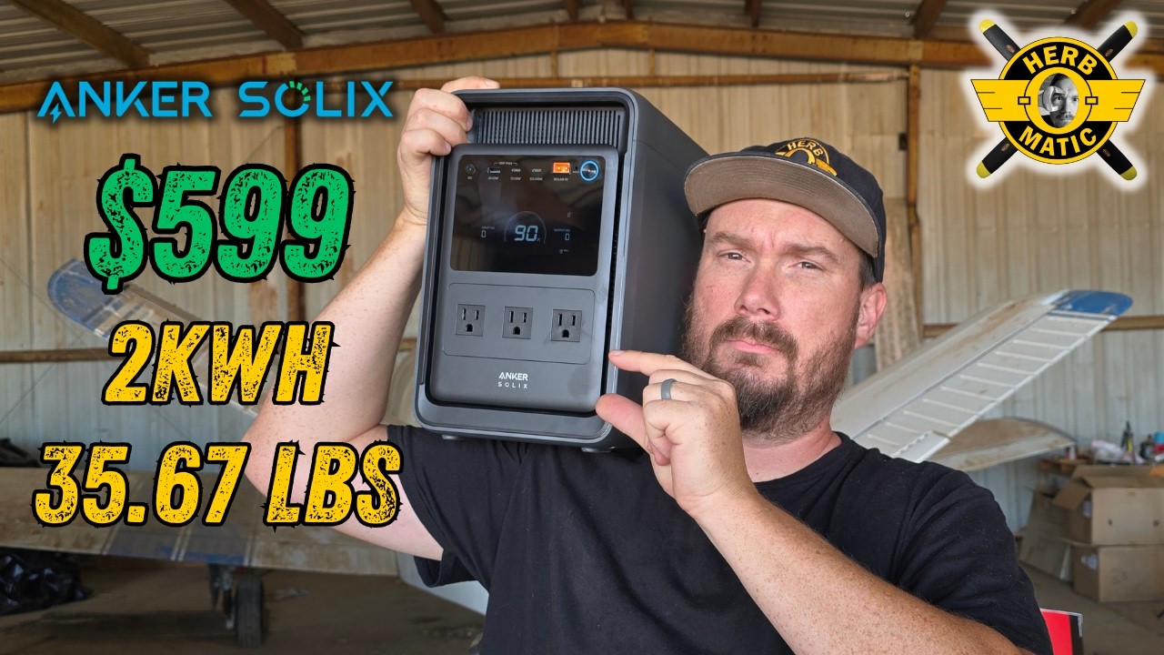 $599 Anker Solix S2000 Review: 24 Hour Fridge Backup Test | Survive the Outage!