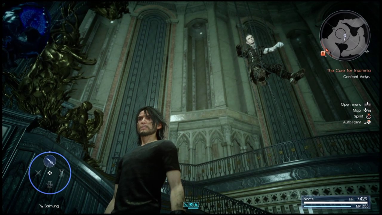 FINAL FANTASY XV THRONE ROOM EASTER EGG - YouTube