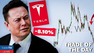 $TSLA TANKS 9% AND I PICK THE BOTTOM (Will It Bounce Back?)