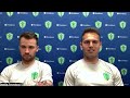 Press Conference: Albert Rusnák and Danny Musovski post-match at Houston Dynamo