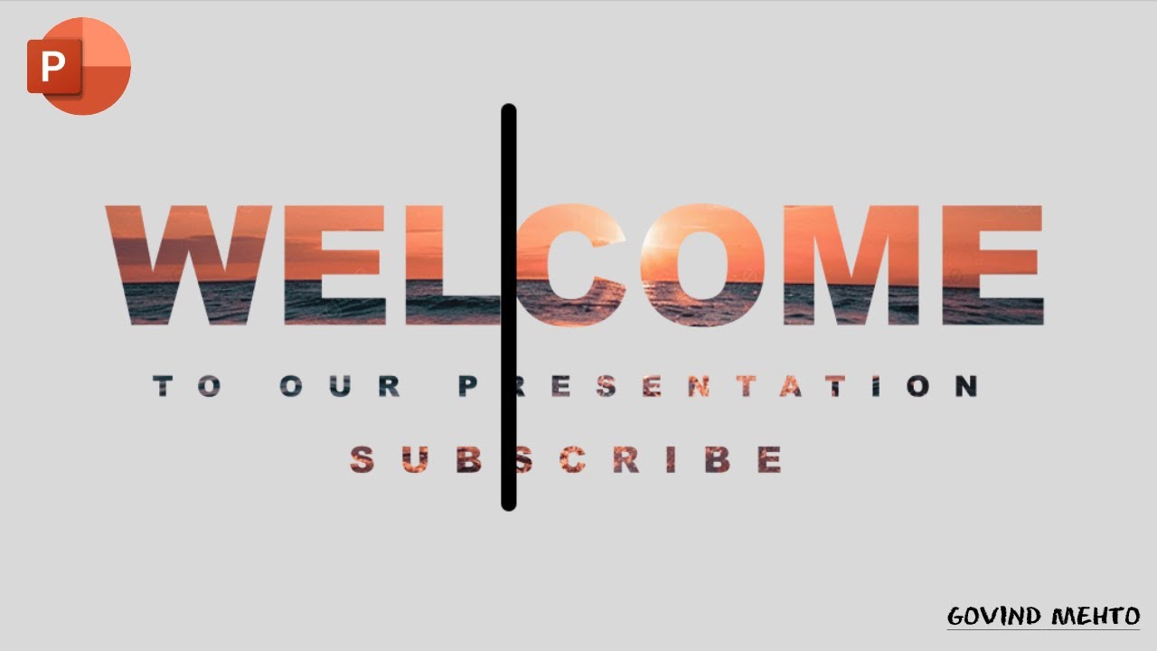 Motion Change Animated WELCOME Slide Design in PowerPoint | 😱 PowerPoint Tricks & Tips |