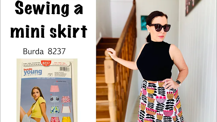 Sewing a Mini Skirt - Burda 8237 - Easy