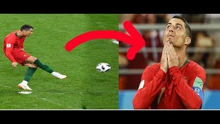 Watch Ronaldos Reaction After Missing The Penalty Vs Iran Potugal Vs Iran Fifa Wc 2018