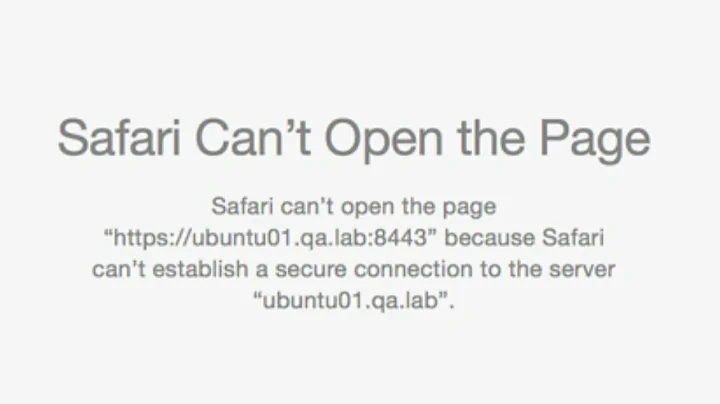 How to fix Safari Can't Establish a Secure Connection to the Server on Mac - Fixed