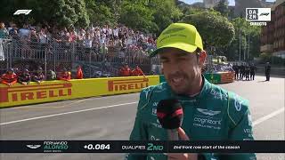 FERNANDO ALONSO ENTREVISTA POST CLASIFICACIÓN GP MÓNACO