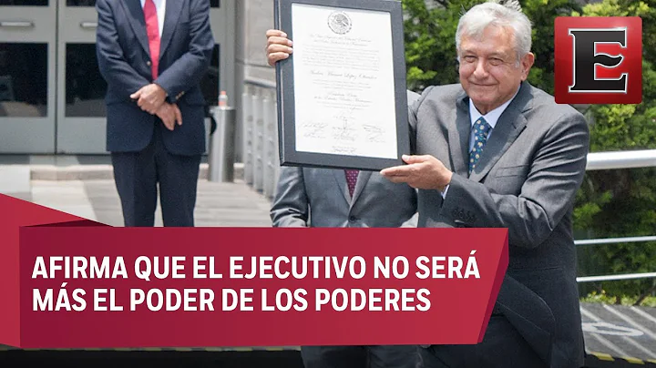 Lpez Obrador recibe la constancia de presidente el...