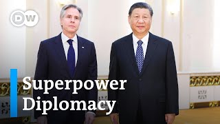 Us Secretary Of State Blinken Visits China For Tough Talks Dw News