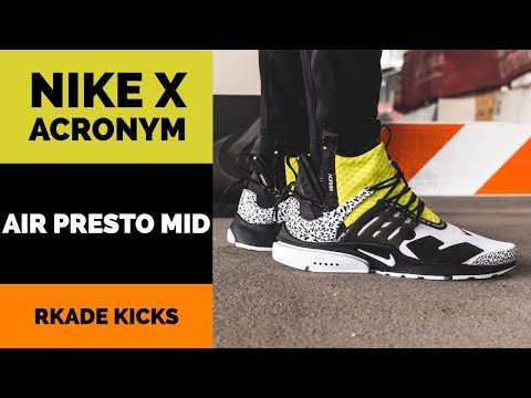 nike presto acronym on feet