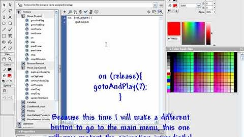 Flash Button Tutorial 02