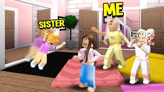 I Threw A SLEEPOVER For Girls To TRAP My SISTER! (Roblox Bloxburg)