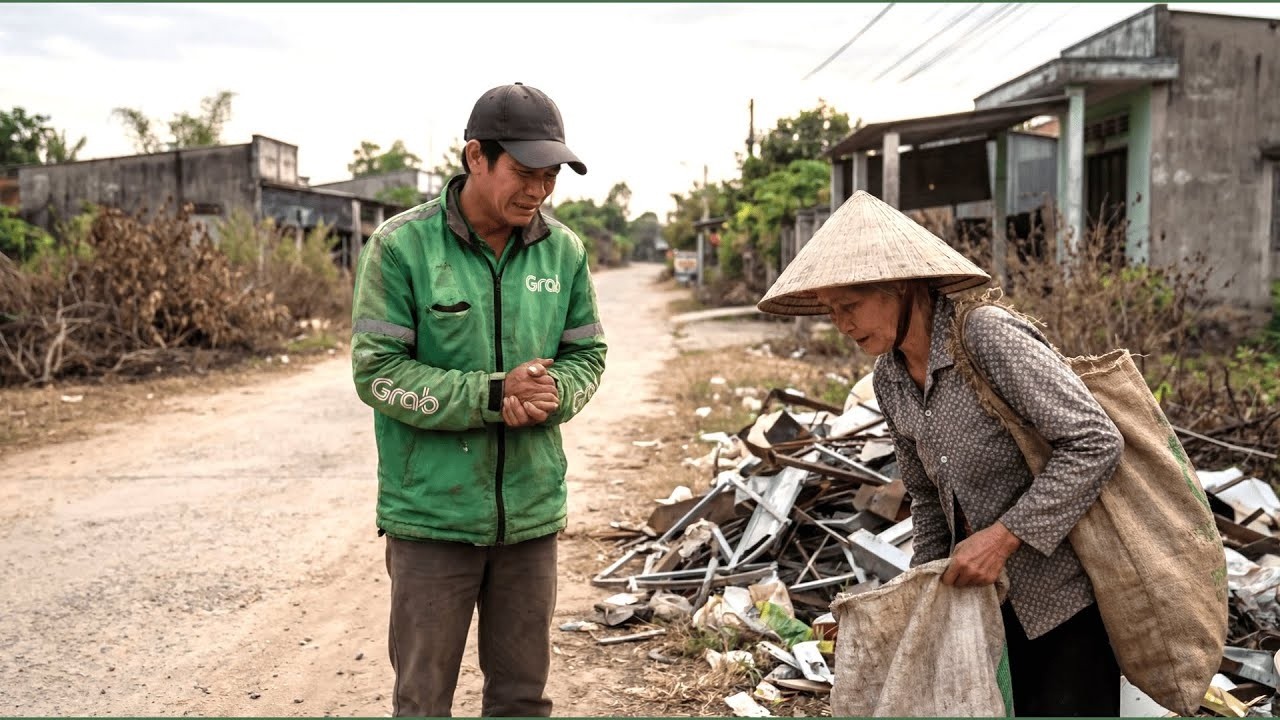 Tỷ Phú Giả Anh Xe Ôm Về Quê Thăm Bà Nội, Cảnh Bà Phải Đi Nhặt Ve Chai Khiến Anh Chết Lặng