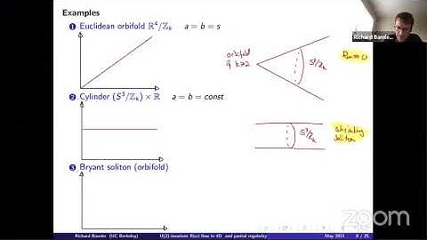 Richard Bamler: U(2)-invariant Ricci flows in dimension 4 and partial regularity theory