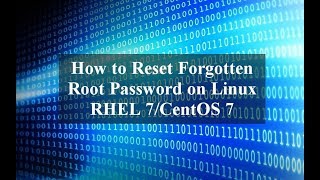 How to crack the root password in RHEL(Redhat Enterprise Linux)