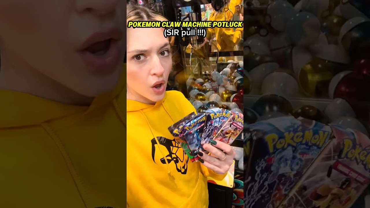Pokémon claw machine potluck #pokemoncards