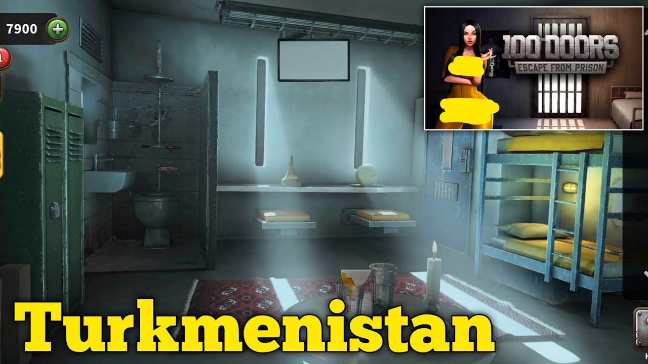 100 Doors Escape From Prison Level 29 Turkmenistan (Peaksel Games)